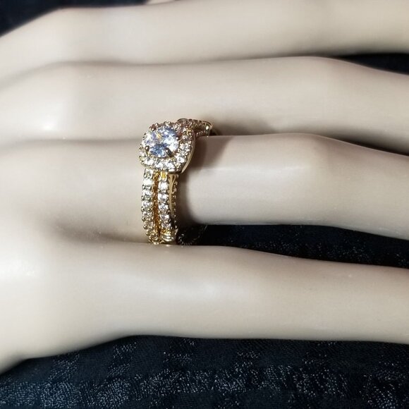 Grace Bridal Set - Solid Brass - AAA  Austrian CZ - Picture 3 of 8